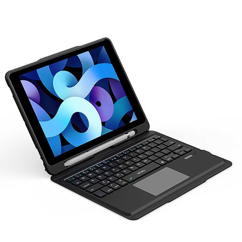 Apple iPad Air 11 2025 M3 Wiwu Keyboard Folio Kablosuz Klavyeli Kılıf