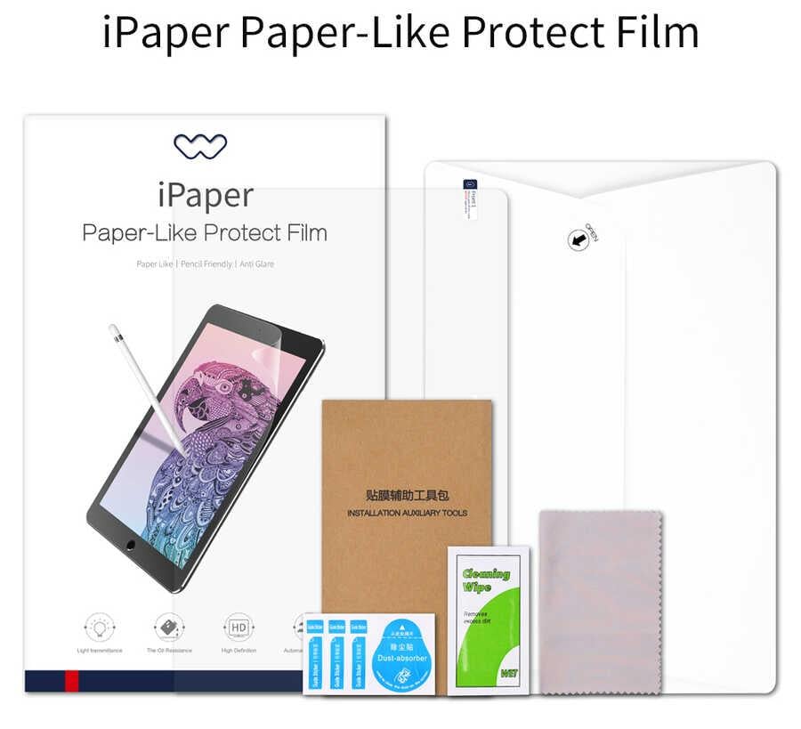 Apple iPad Pro 12.9 2021 (5.Nesil) Kağıt Hisli ​Wiwu iPaper Like Tablet Ekran Koruyucu