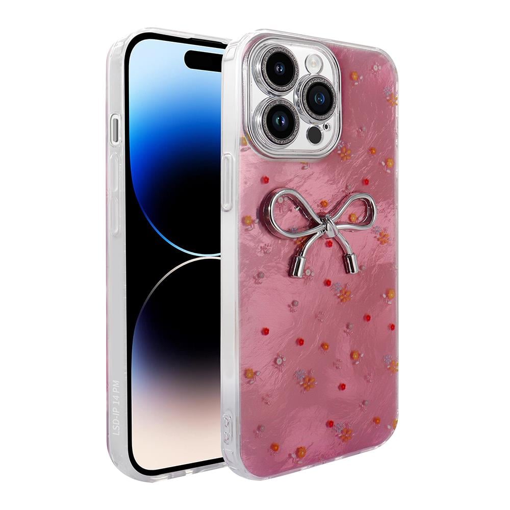 Apple iPhone 14 Pro Max Kılıf Kamera Korumalı Figürlü Zore Ponti Silikon Kapak