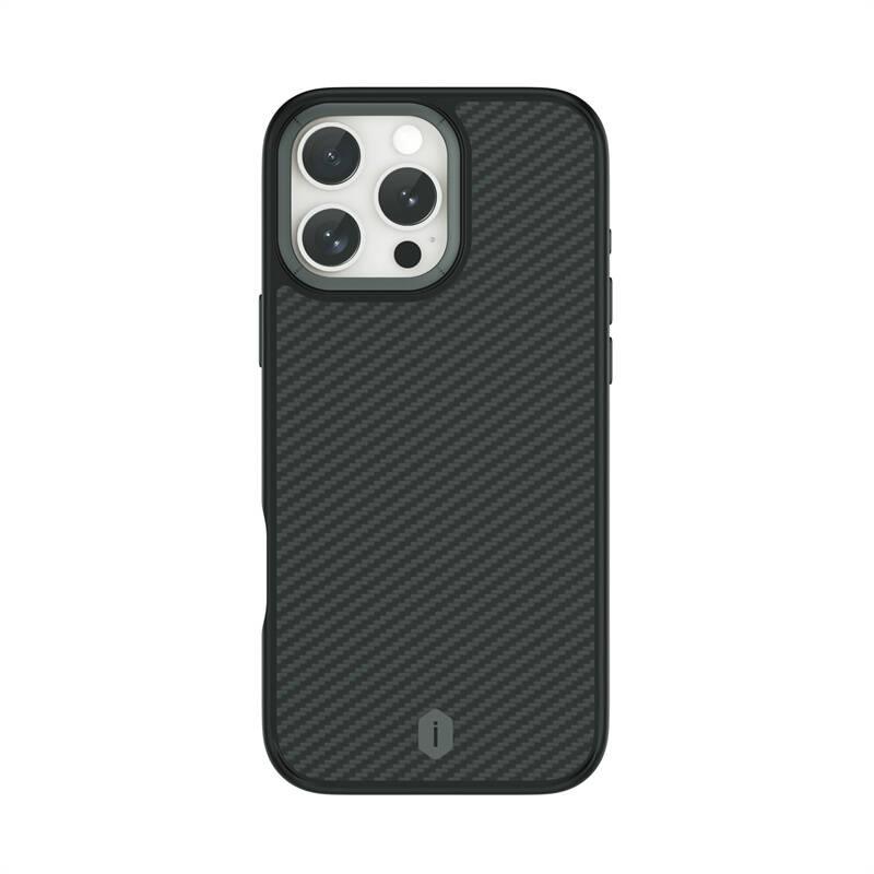 Apple iPhone 16 Pro Kılıf Wiwu DCC-205 Magsafe Şarj Özellikli Aramid Fiber Tasarım Kevlar Kapak