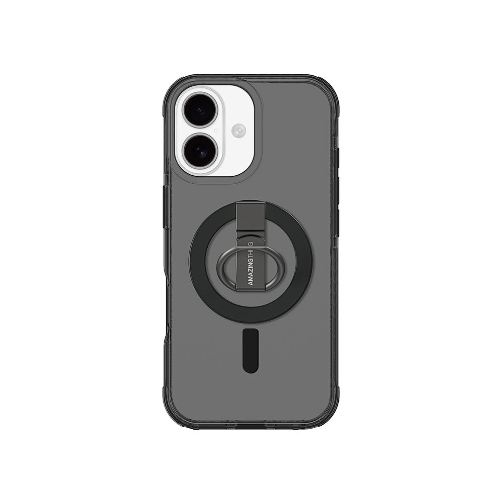 Apple iPhone 17 Kılıf M-safe Şarj Özellikli Yüzük Standlı Amazingthing Titan Pro Serisi Kapak