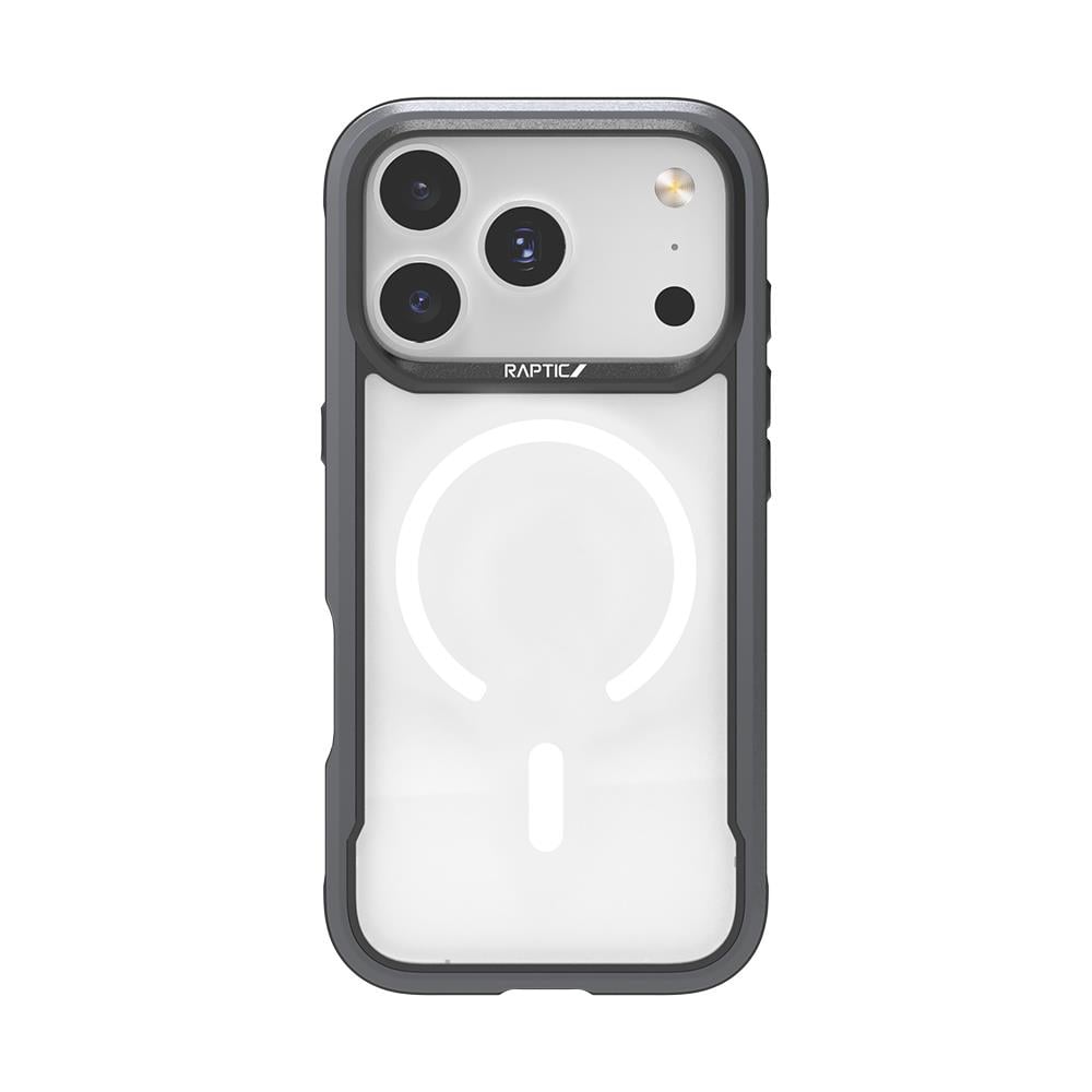 Apple iPhone 17 Pro Kılıf M-safe Şarj Özellikli Airbagli Raptic Shield Serisi Şeffaf Arka Yüzey Kapak