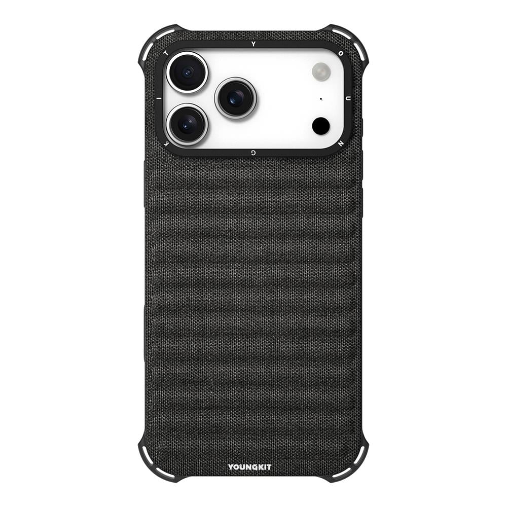Apple iPhone 17 Pro Kılıf M-safe Şarj Özellikli Youngkit Canvas Serisi Kapak