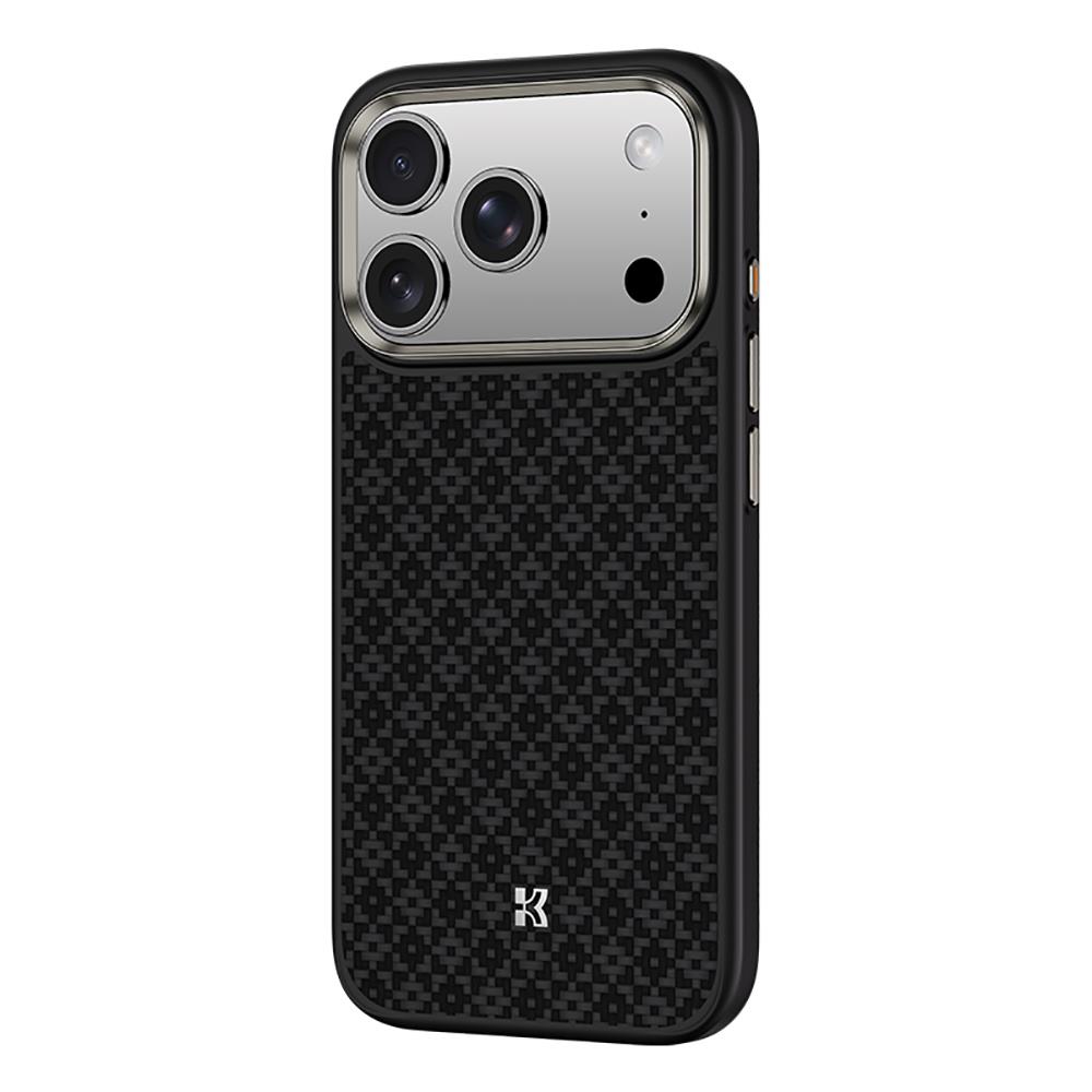 Apple iPhone 17 Pro Max Kılıf M-Safe Şarj Özellikli Benks ArmorPro ArmorGrid Serisi Kevlar Kapak