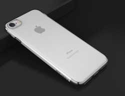 Apple iPhone SE 2022 Kılıf Zore Dört Köşeli Lazer Silikon Kapak