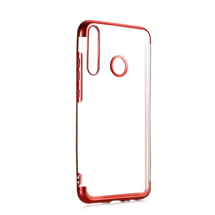 Huawei P40 Lite E Kılıf Zore Dört Köşeli Lazer Silikon Kapak