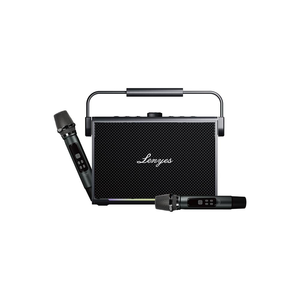 Lenyes Titan 2 Serisi RGB Işıklı Çİft Mikrofonlu Taşınabilir TWS Bluetooth Speaker Hoparlör v5.3 5000mAh