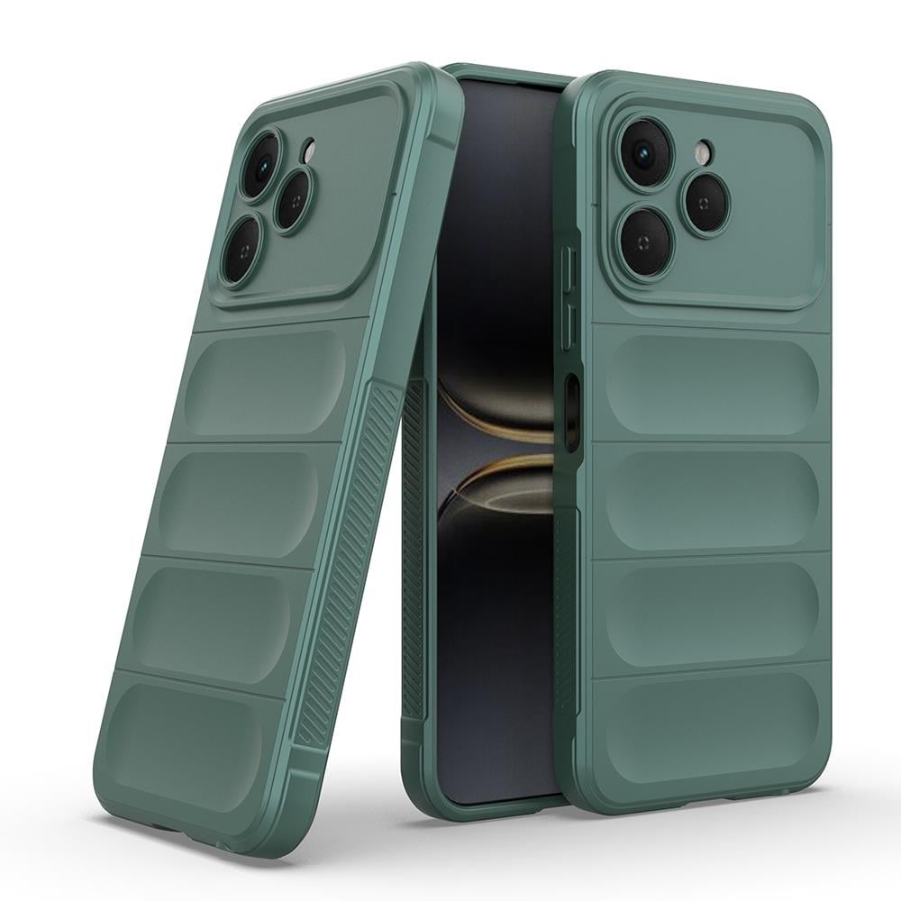 Tecno Spark 40 Kılıf Esnek TPU Oyuklu Arka Yüzey Tasarımlı Zore Etnik Silikon Kapak