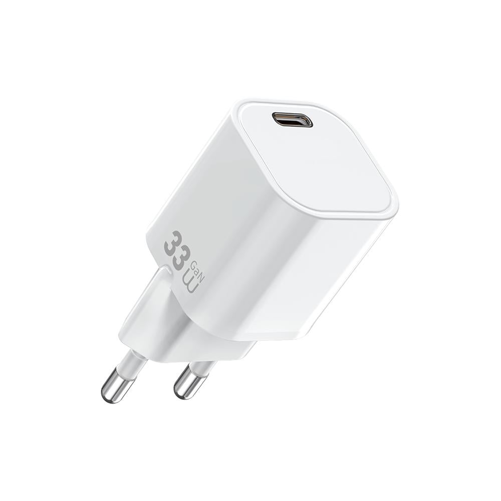 Wiwu Wi-G015 Cube Serisi GaN Tech PD Hızlı Şarj Özellikli Mini Şarj Başlığı 33W