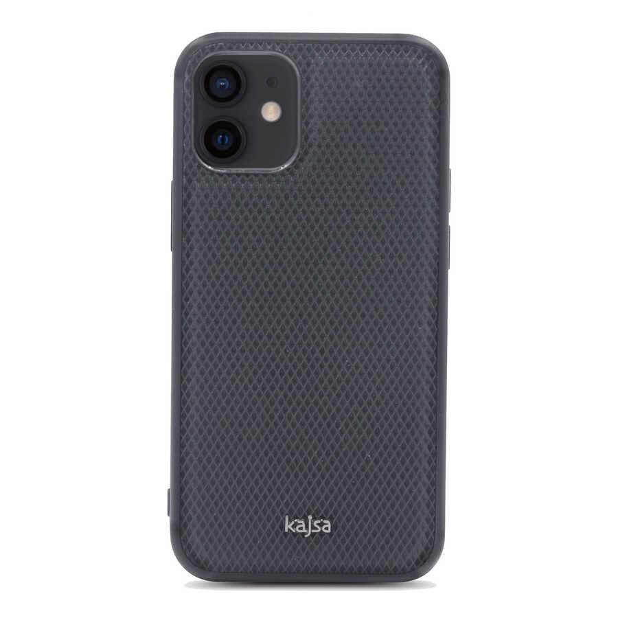 Apple iPhone 12 Kılıf Kajsa Preppie Serisi Dark Kapak