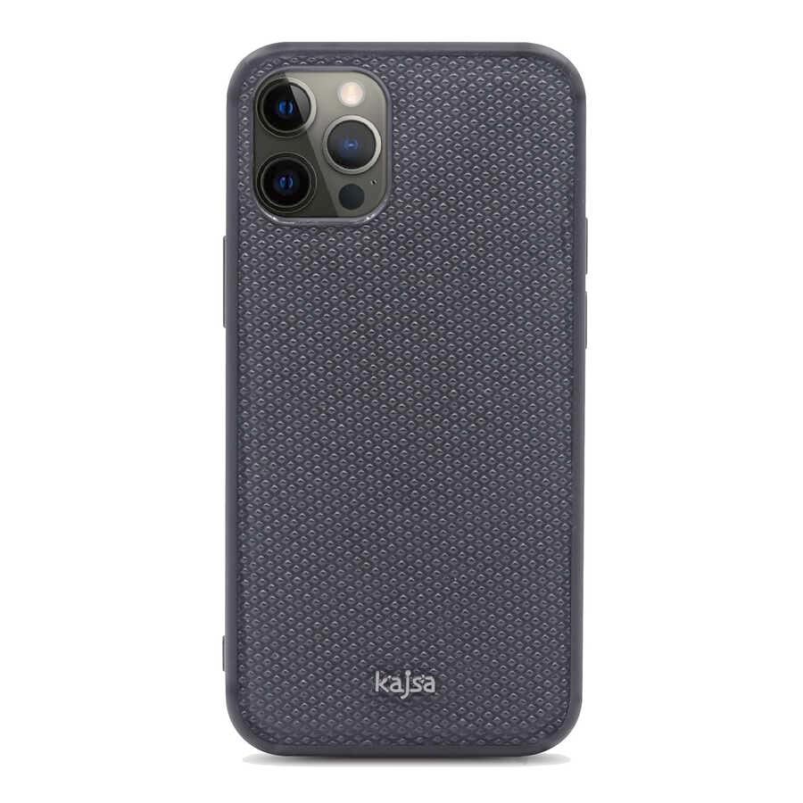 Apple iPhone 12 Pro Kılıf Kajsa Preppie Serisi Dark Kapak