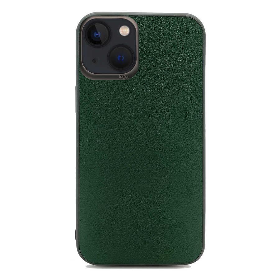 Apple iPhone 13 Kılıf ​Kajsa Luxe Collection Hakiki Deri Kapak