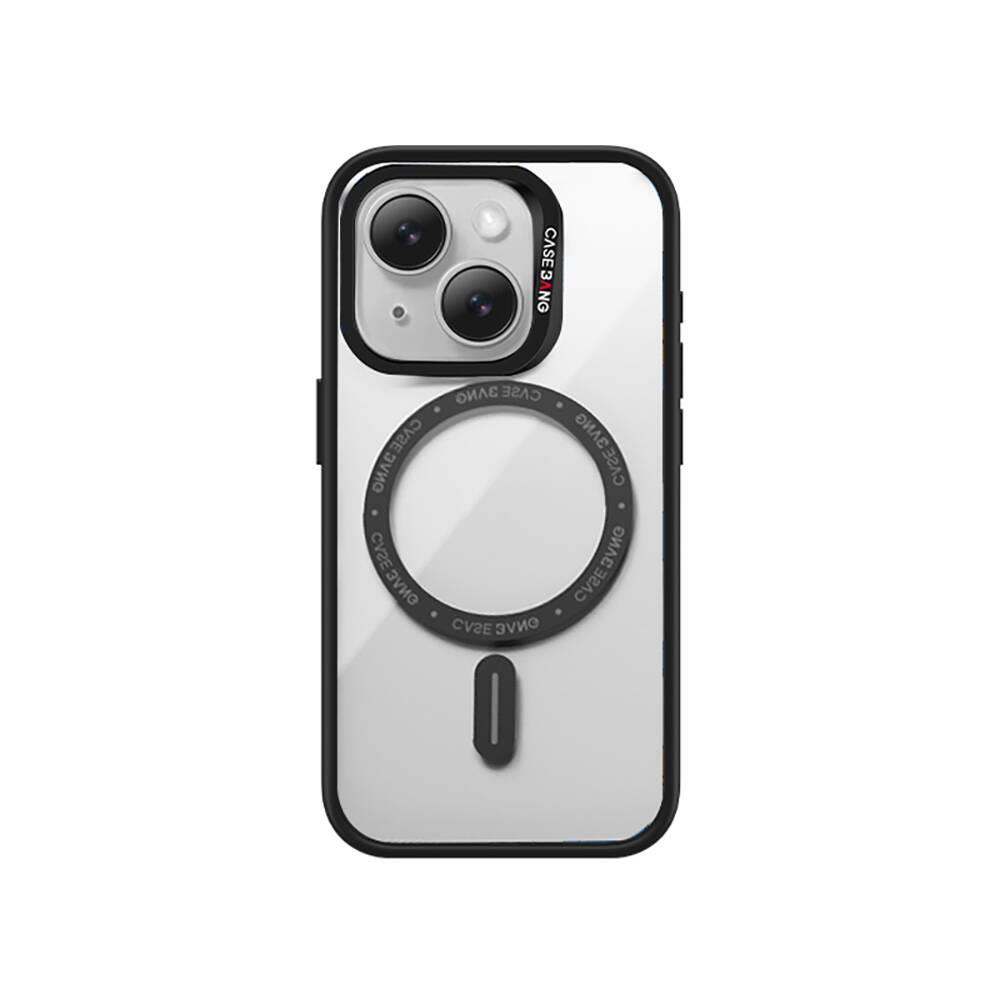 Apple iPhone 15 Plus Kılıf Magsafe Şarj Özellikli Casebang Body Frame Kapak