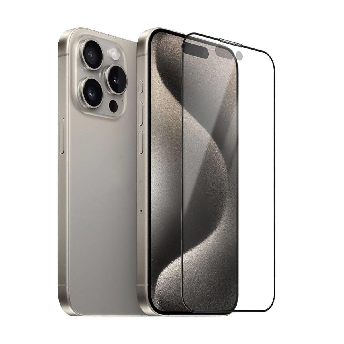 Apple iPhone 15 Pro Wiwu iVista Screen Matte Ultra Güçlü Temperli Mat Ekran Koruyucu