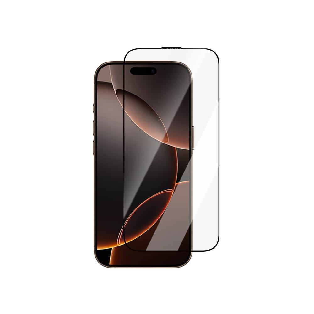 Apple iPhone 16 Pro CaseWorld Ultra-Thin Serisi TMQ 0.15mm HD 3D Cam Ekran Koruyucu + Uygulama Aparatlı