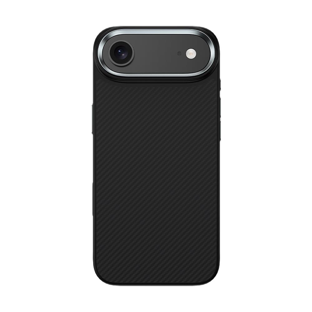 Apple iPhone 17 Air Kılıf Karbon Fiber M-safe Şarj Özellikli Benks Hybrid ArmorPro 600D Kevlar Kapak