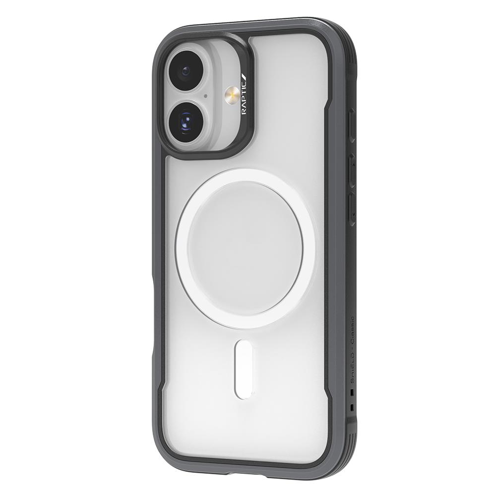 Apple iPhone 17 Kılıf M-safe Şarj Özellikli Airbagli Raptic Shield Serisi Şeffaf Arka Yüzey Kapak