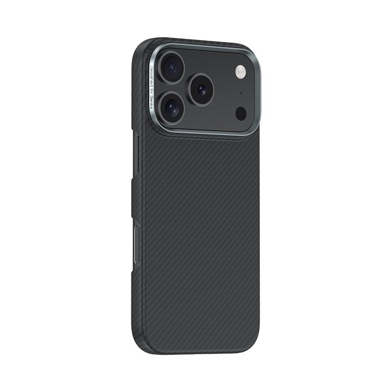 Apple iPhone 17 Pro Kılıf Benks M-safe Şarj Özellikli Metal Kamera Çerçeveli Magnetik ArmorAir 600D Kevlar Fiber Kapak