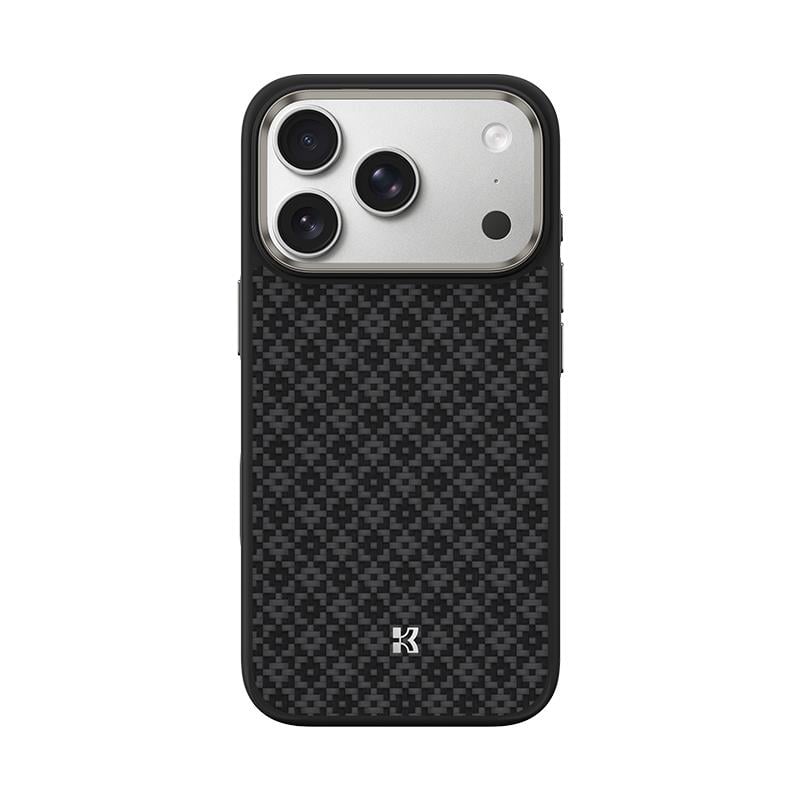 Apple iPhone 17 Pro Kılıf M-Safe Şarj Özellikli Benks ArmorPro ArmorGrid Serisi Kevlar Kapak