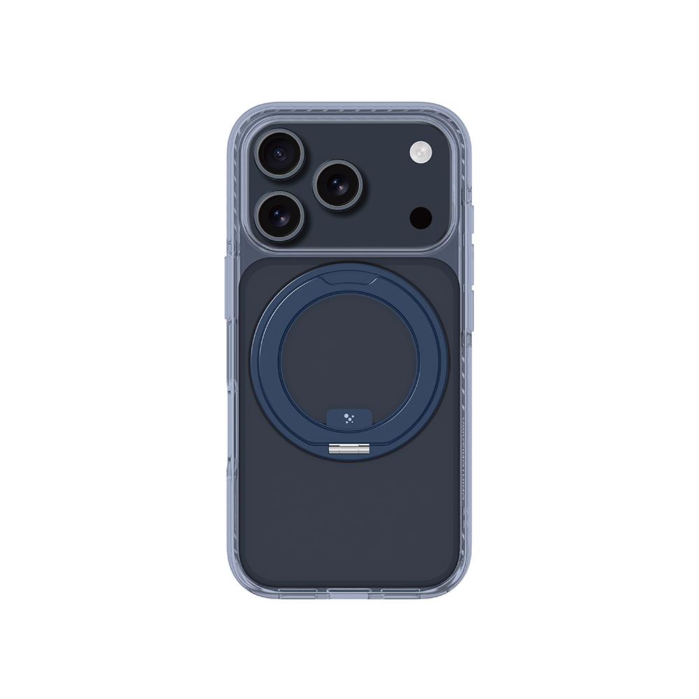 Apple iPhone 17 Pro Max Kılıf M-Safe Şarj Özellikli Airbag Tasarımlı Standlı AmazingThing Titan Pro MagSpin Kapak