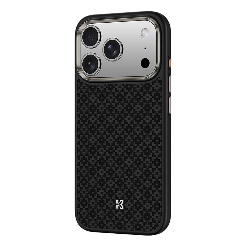 Apple iPhone 17 Pro Max Kılıf M-Safe Şarj Özellikli Benks ArmorPro ArmorGrid Serisi Kevlar Kapak