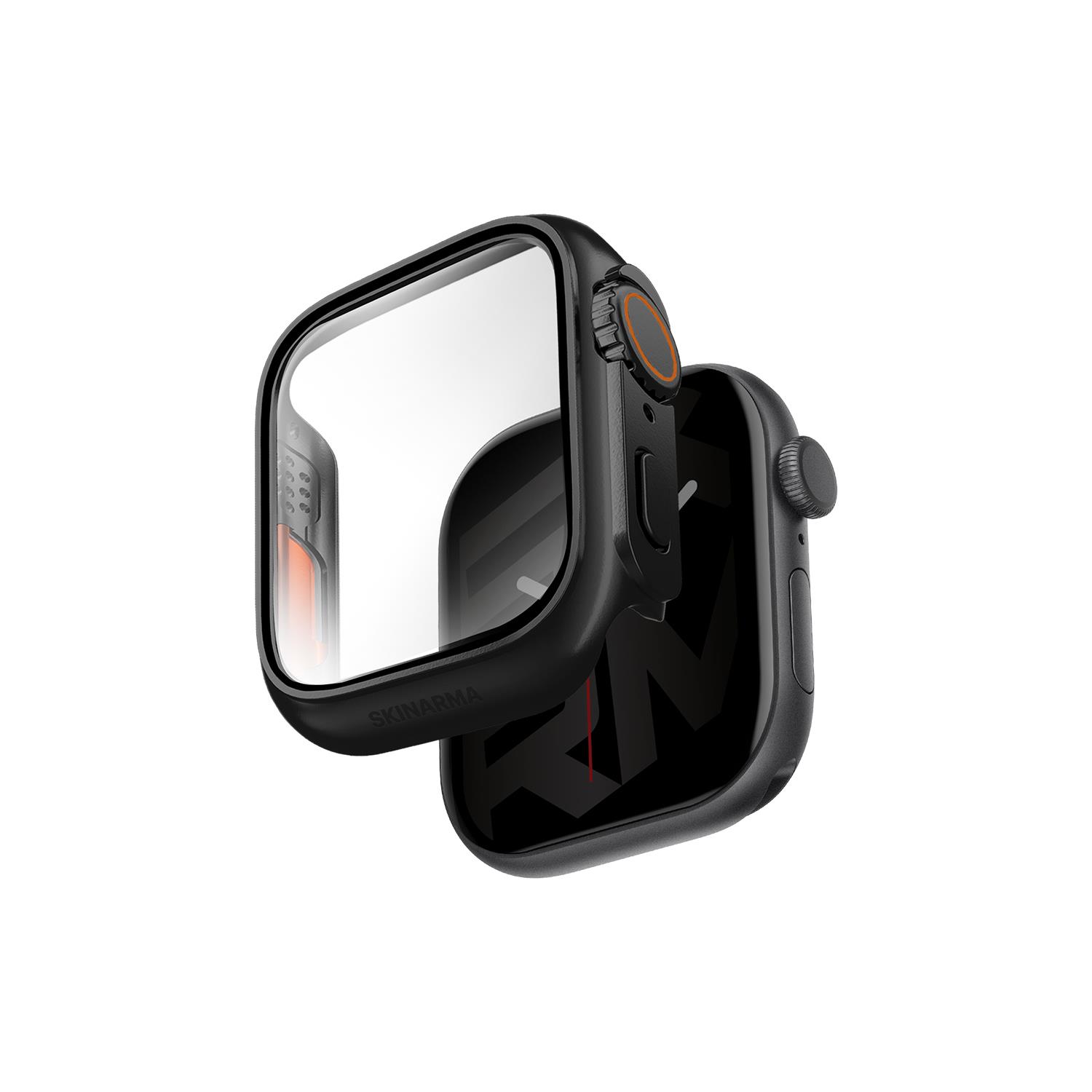 Apple Watch 42mm Skinarma Gado Pro Dijital Taç Korumalı Kasa ve Ekran Koruyucu