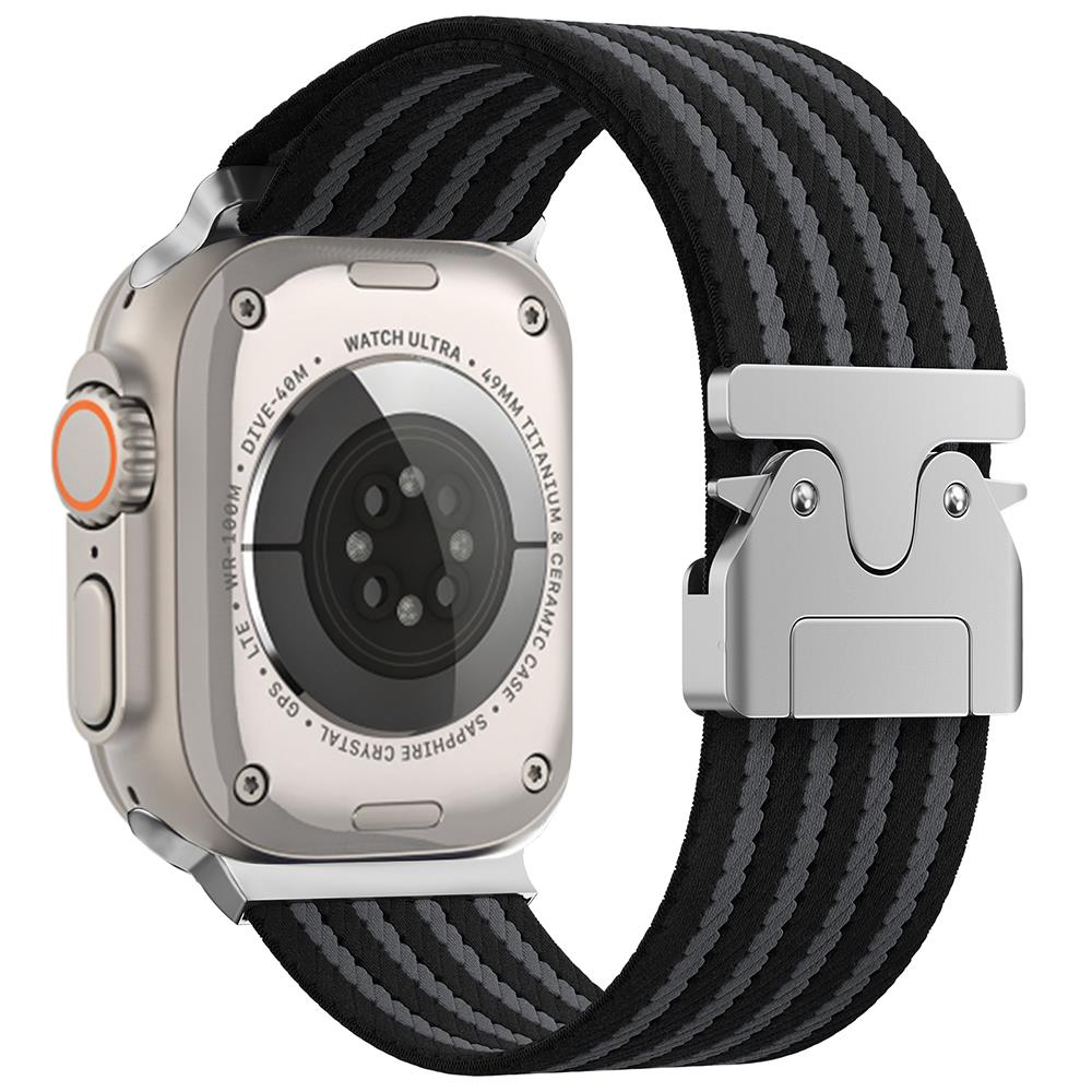 Apple Watch 49mm Zore KRD-133 Naylon Kumaş Hasır Örgülü Kordon