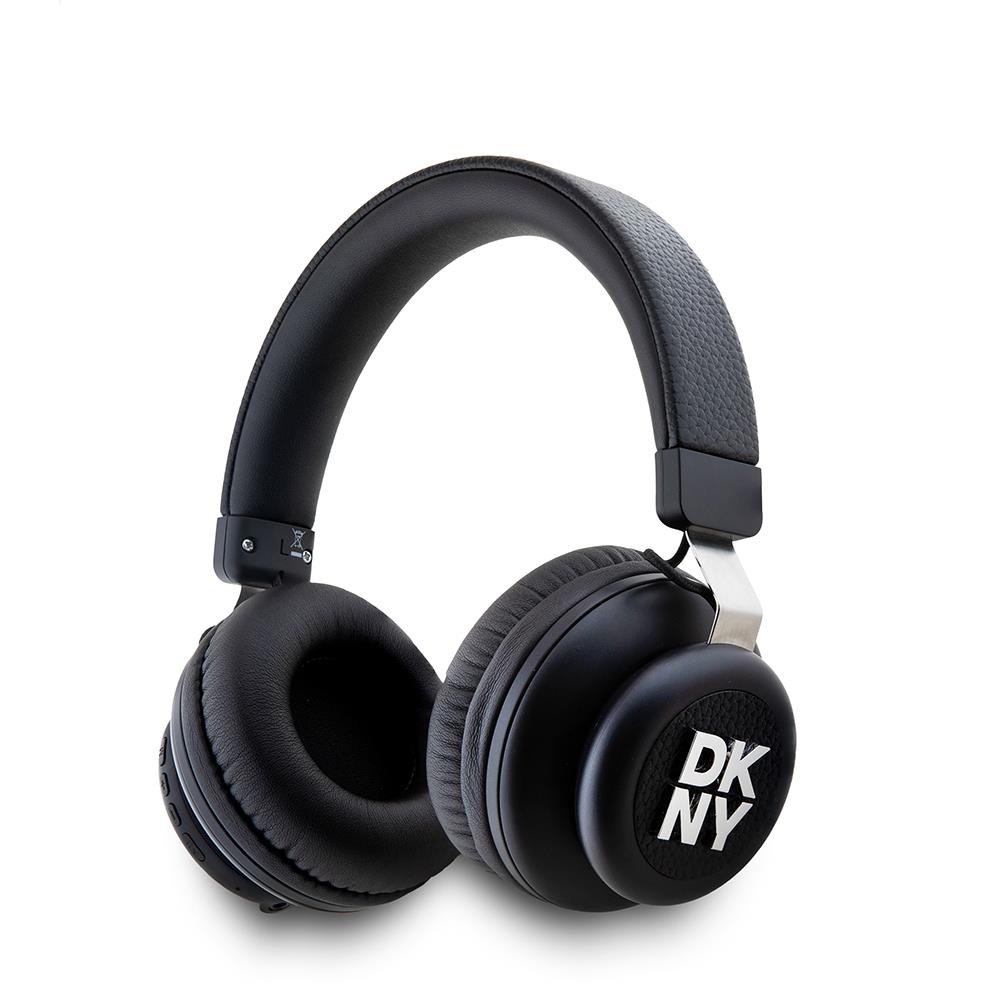 DKNY Orjinal Lisanslı PU Metal Logolu Kulak Üstü Bluetooth Kulaklık