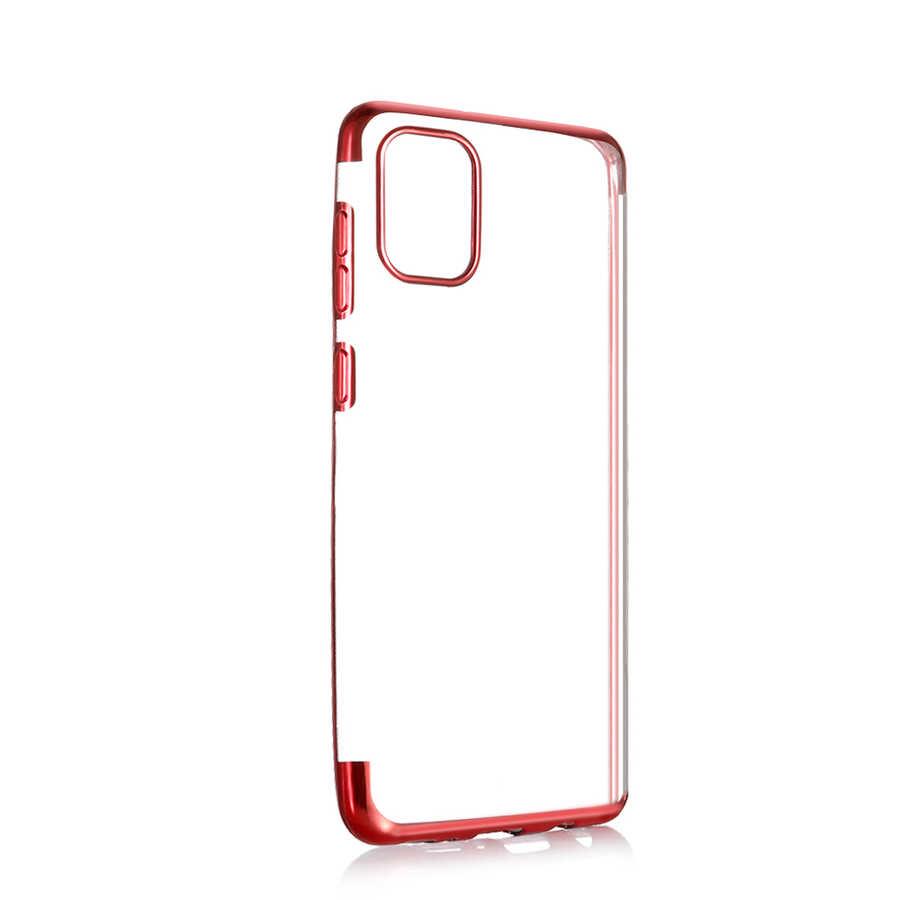 Galaxy A31 Kılıf Zore Dört Köşeli Lazer Silikon Kapak