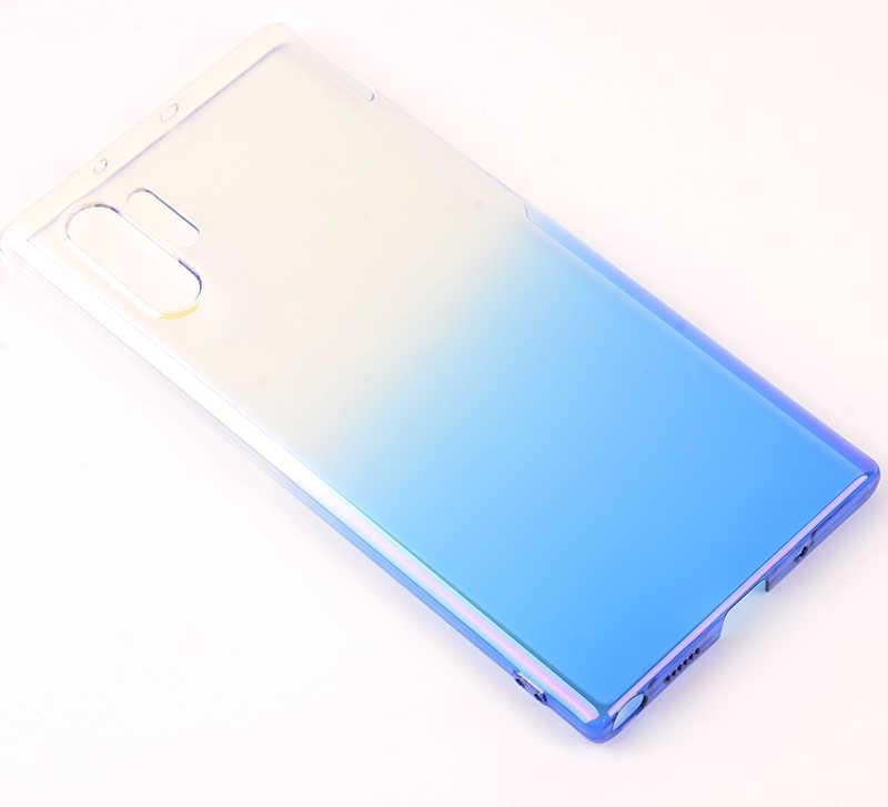 Galaxy Note 10 Plus Kılıf Zore Renkli Transparan Kapak