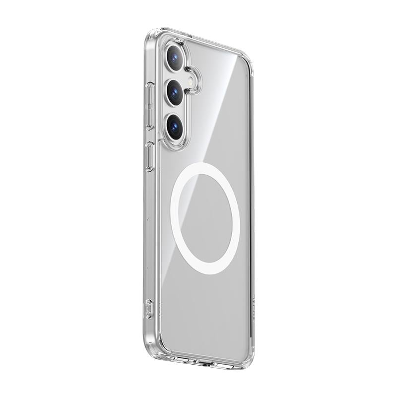 Galaxy S25 Plus Kılıf M-safe Şarj Özellikli Airbagli Şeffaf Benks LucentPro Serisi Kapak
