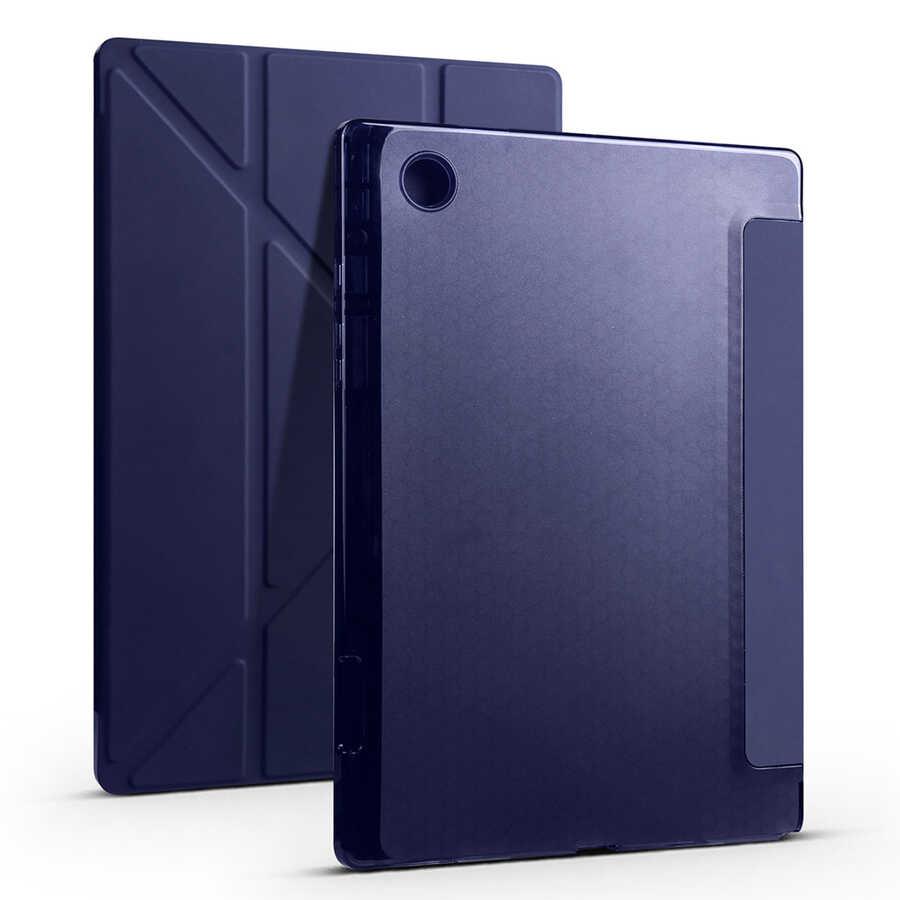 Galaxy Tab A8 10.5 SM-X200 (2021) Kılıf Zore Tri Folding Kalem Bölmeli Standlı Kılıf