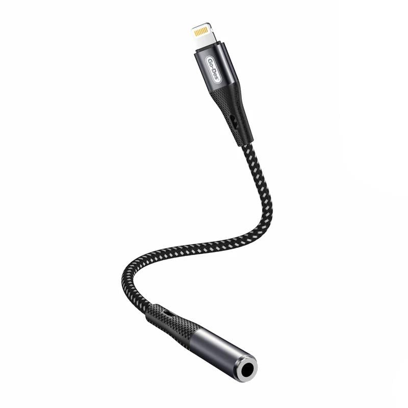 Go Des GD-UC166 Lightning to 3.5mm Aux Çevirici Örgülü Ses Adaptörü