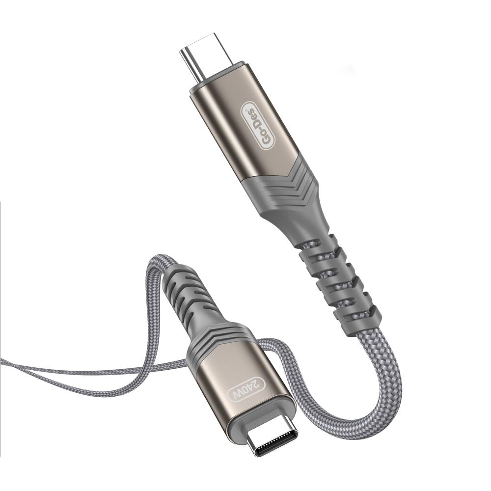 Go Des GD-UC671 Type-C to Type-C PD Ultra Hızlı Şarj Kablosu 240W 1M