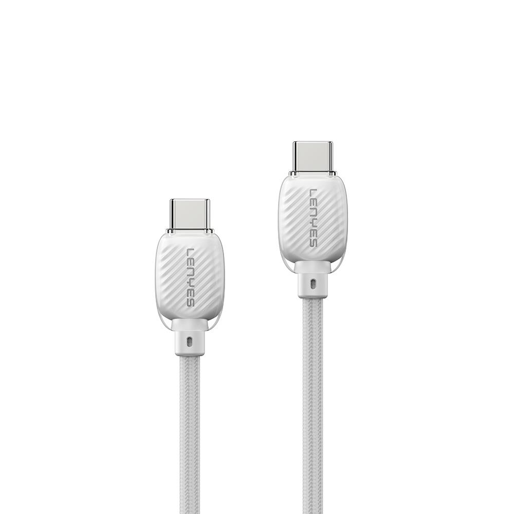 Lenyes LC536 Type-C to Type-C PD Örgü Tasarımlı Hızlı Şarj Özellikli Data ve Şarj Kablosu 60W 1M