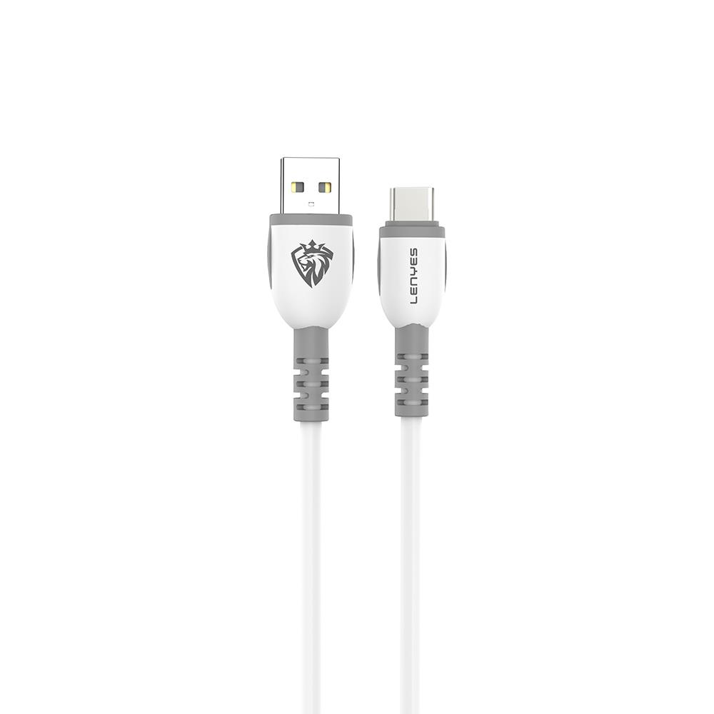 Lenyes LC979 USB-A to Type-C Hızlı Şarj Özellikli Data ve Şarj Kablosu 2.4A 1M