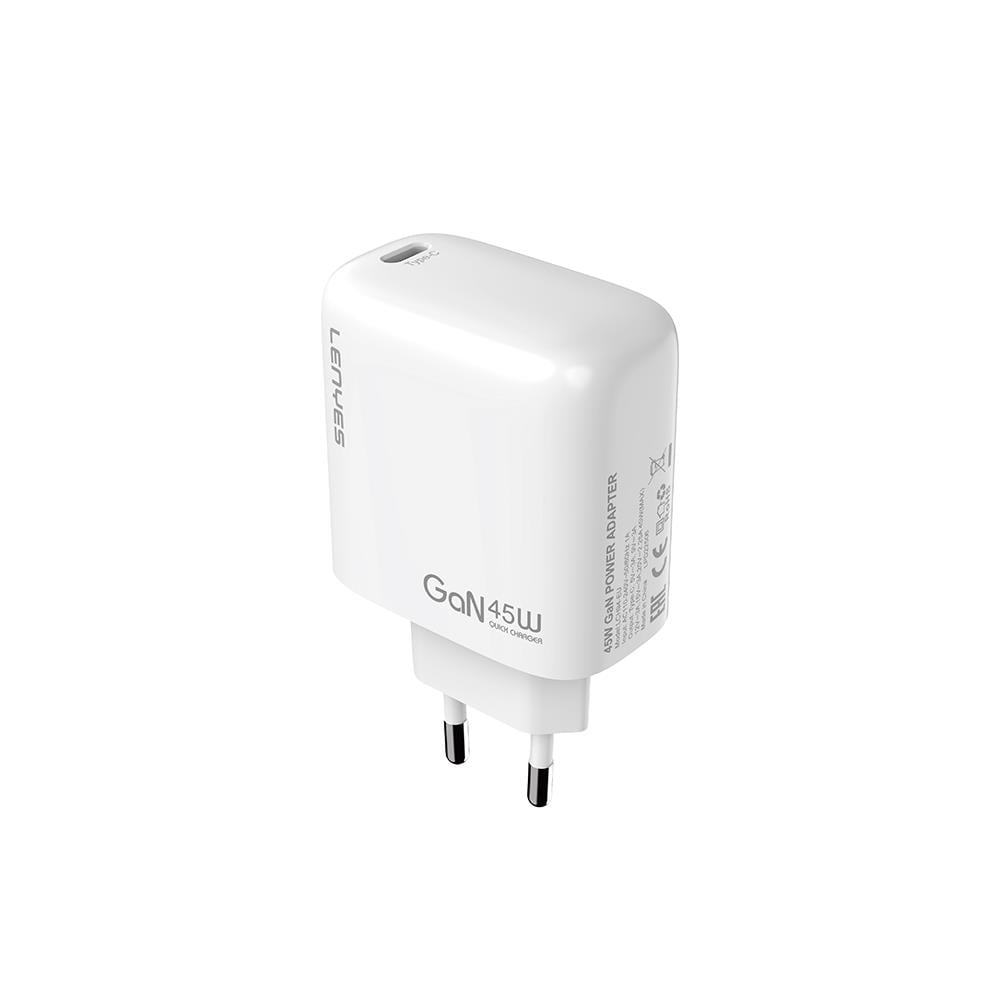 Lenyes LCH94 Type-C GaN Teknolojili PD Hızlı Şarj Özellikli Şarj Başlığı 45W