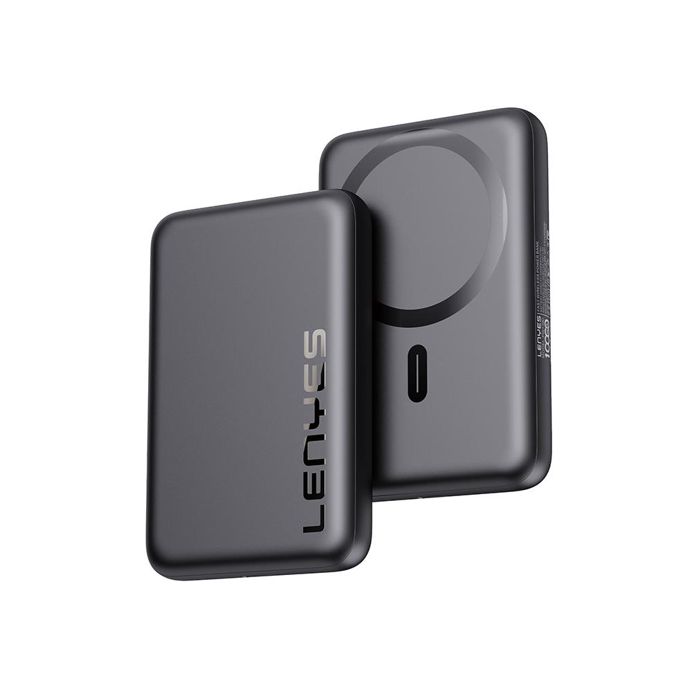 Lenyes PW139D PD 20W Ultra İnce Hızlı Şarj Özellikli Wireless Powerbank 15W 10000mAh