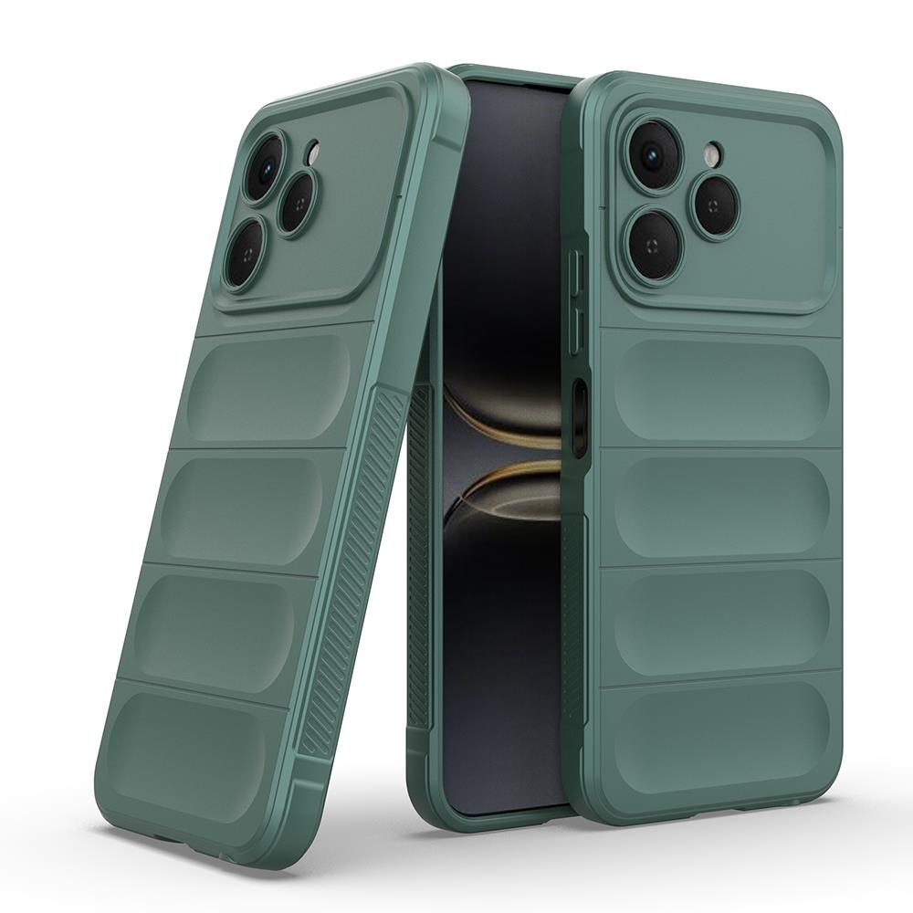 Tecno Spark 40 Kılıf Esnek TPU Oyuklu Arka Yüzey Tasarımlı Zore Etnik Silikon Kapak