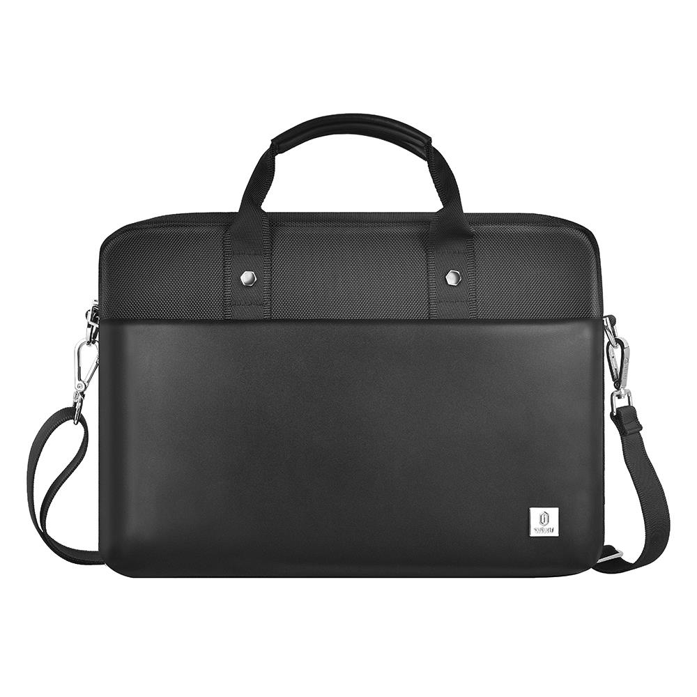 Wiwu Hali Serisi 1680D Su Geçirmez Polyester Kumaş Çapraz Vücut Askılı 14 inç Laptop Çantası