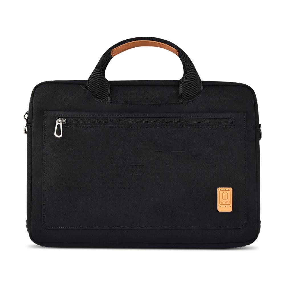 Wiwu Pioneer Pro Serisi Su Geçirmez Polyester Kumaş Omuz Askılı 14 inç Laptop Çantası