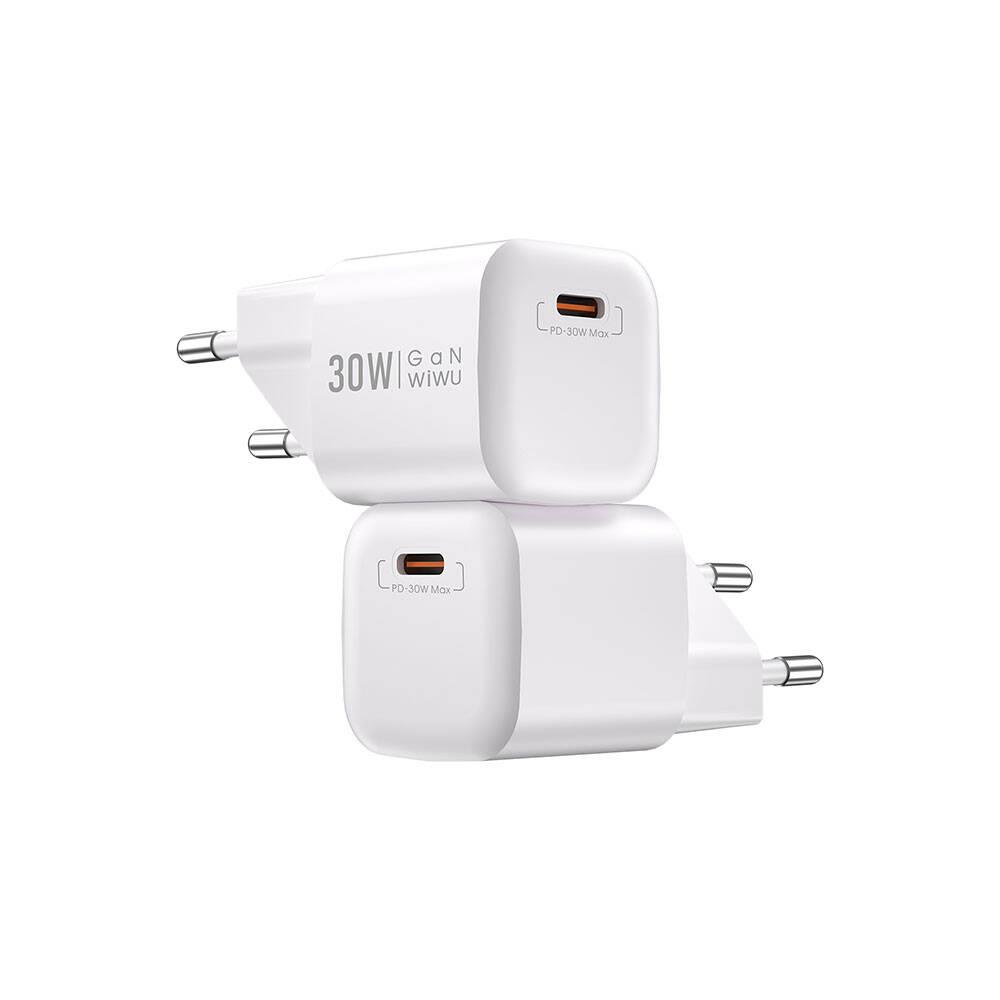 Wiwu Wi-U006 GaN Tech PD Hızlı Şarj Özellikli Seyahat Şarj Başlığı 30W