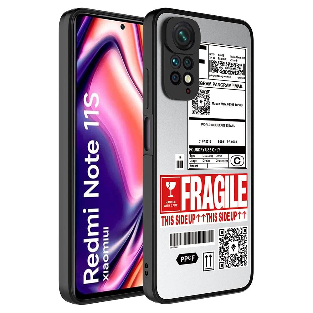 Xiaomi Redmi Note 11 Global Kılıf Aynalı Desenli Kamera Korumalı Parlak Zore Mirror Kapak