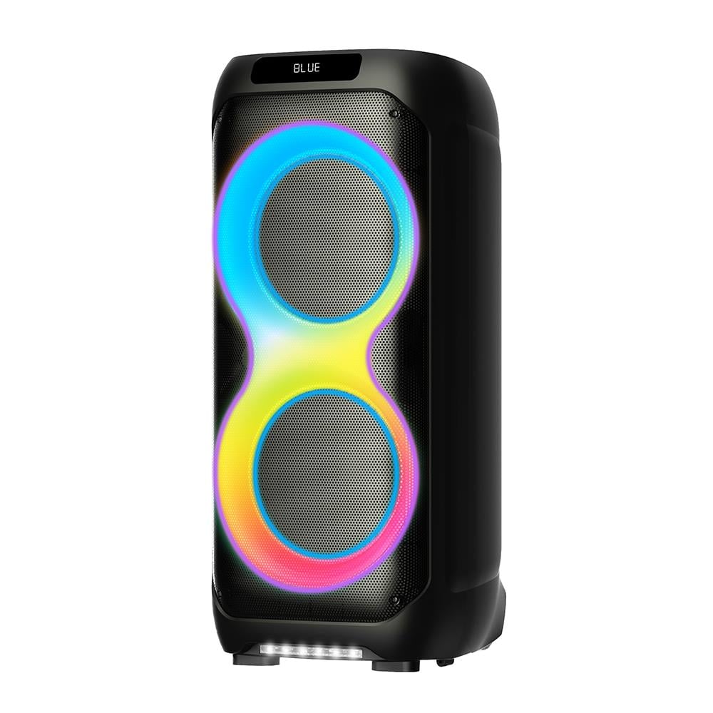 Zore LT-2131 Dijital LED Göstergeli Mikrofonlu RGB TWS Çift 8 inç Stereo Bass Kablosuz Karaoke Hoparlör