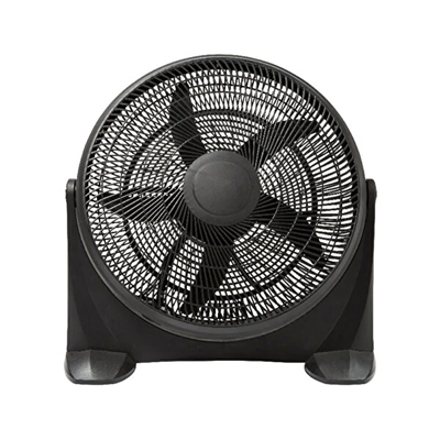 Yer Tipi Siyah Vantilatör 50,8 cm – 90W, 180° Ayarlanabilir Başlık, Güçlü Hava Akışı