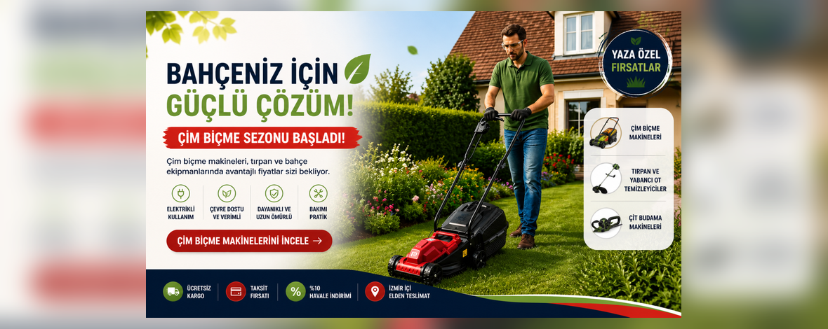 Bahçe Bakım Sezonu Başladı!