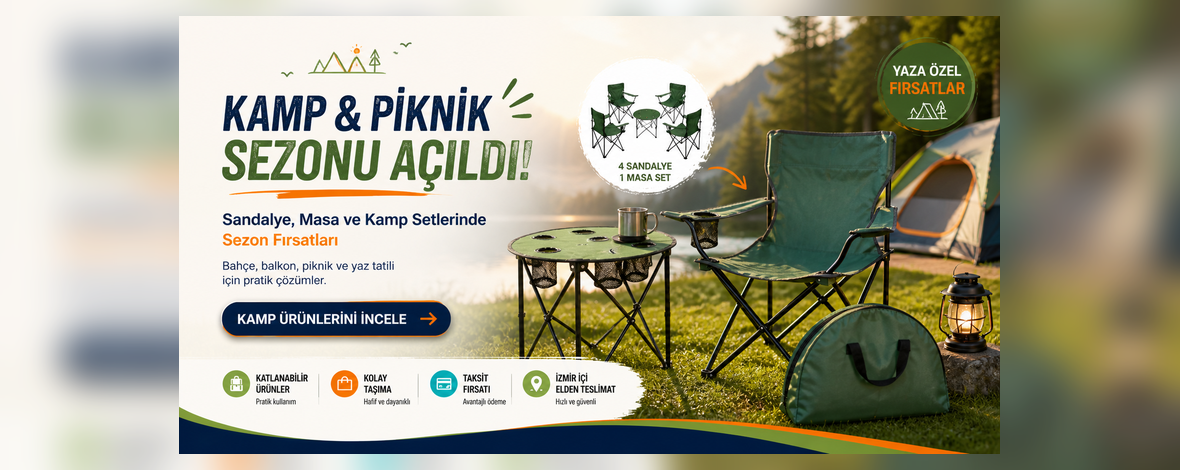 Kamp piknik ve plaj ürünleri