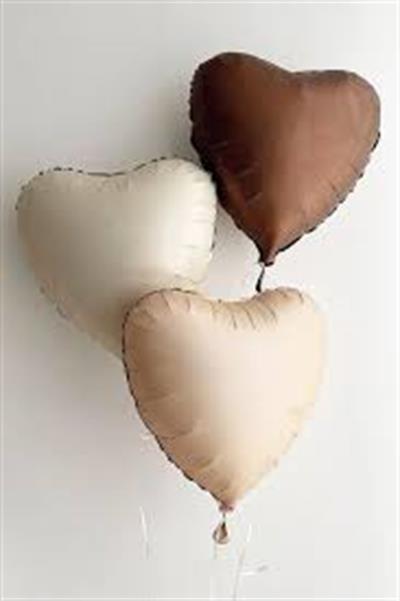 Karamel Yıldız Helyum Balon 18''/45 cm