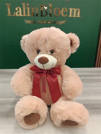 Kurdelalı Oturan Peluş Ayı
