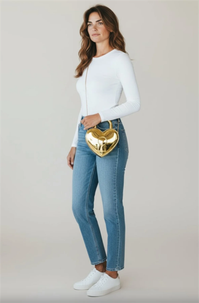 ÇÇS Kadın 17780 Omuz Ve El Çantası Gold